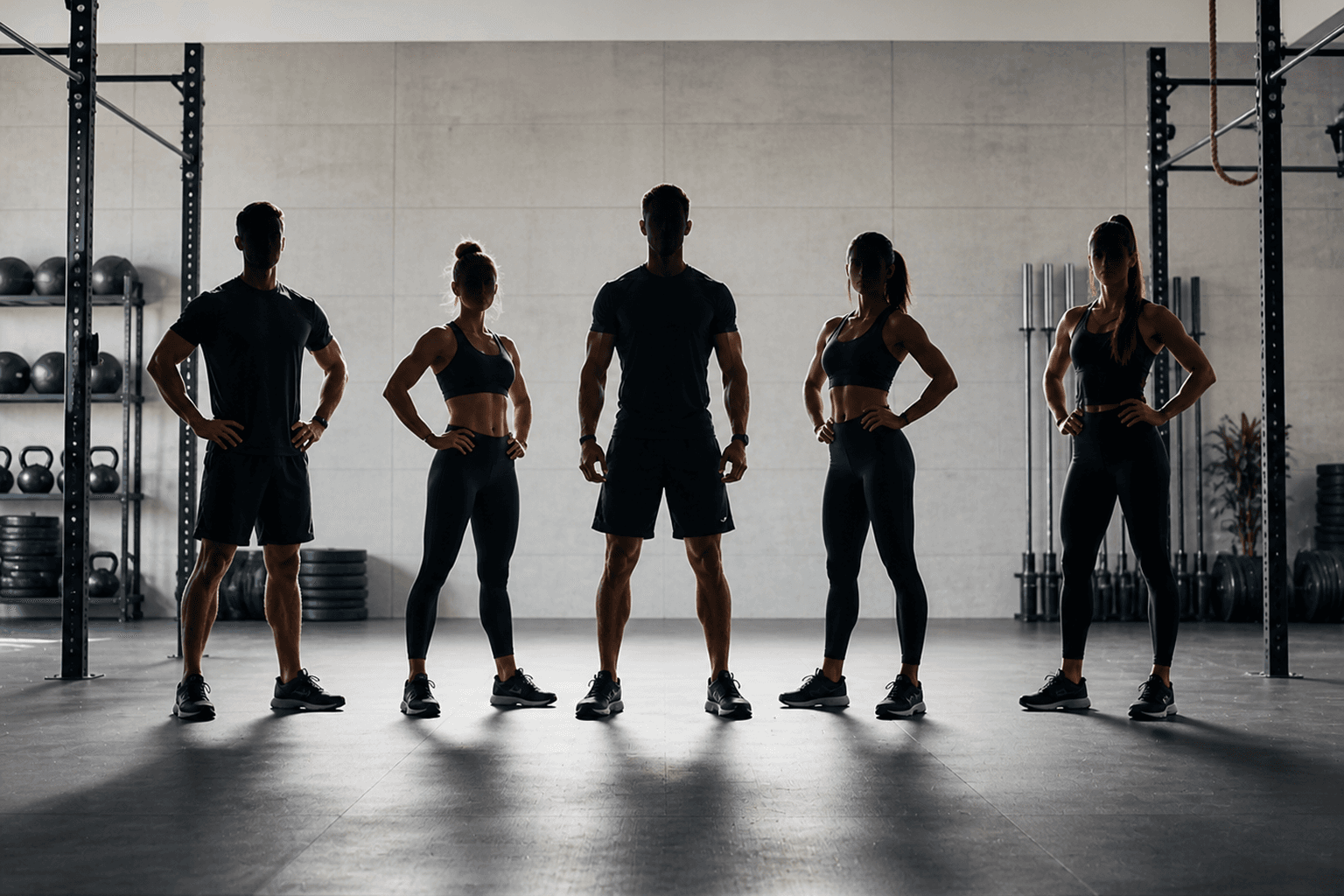 CrossFit Roessli Athletinnen und Athleten in einer Trainingshalle